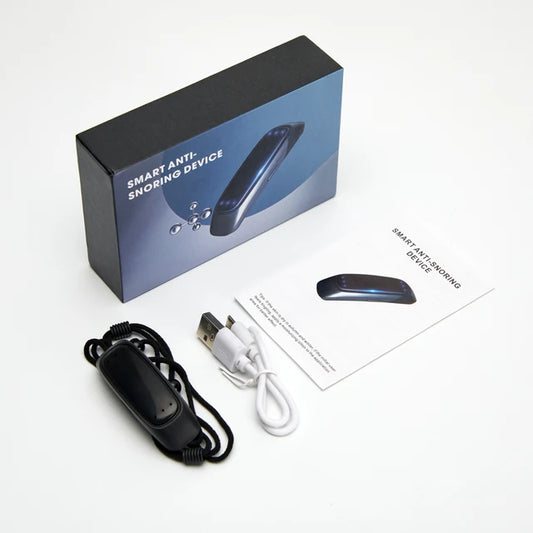 Dispositivo antirronquidos portátil EMS Pulse, sueño reparador, cuidado de la salud, ayuda para la apnea, dispositivo inteligente antirronquidos, USB 