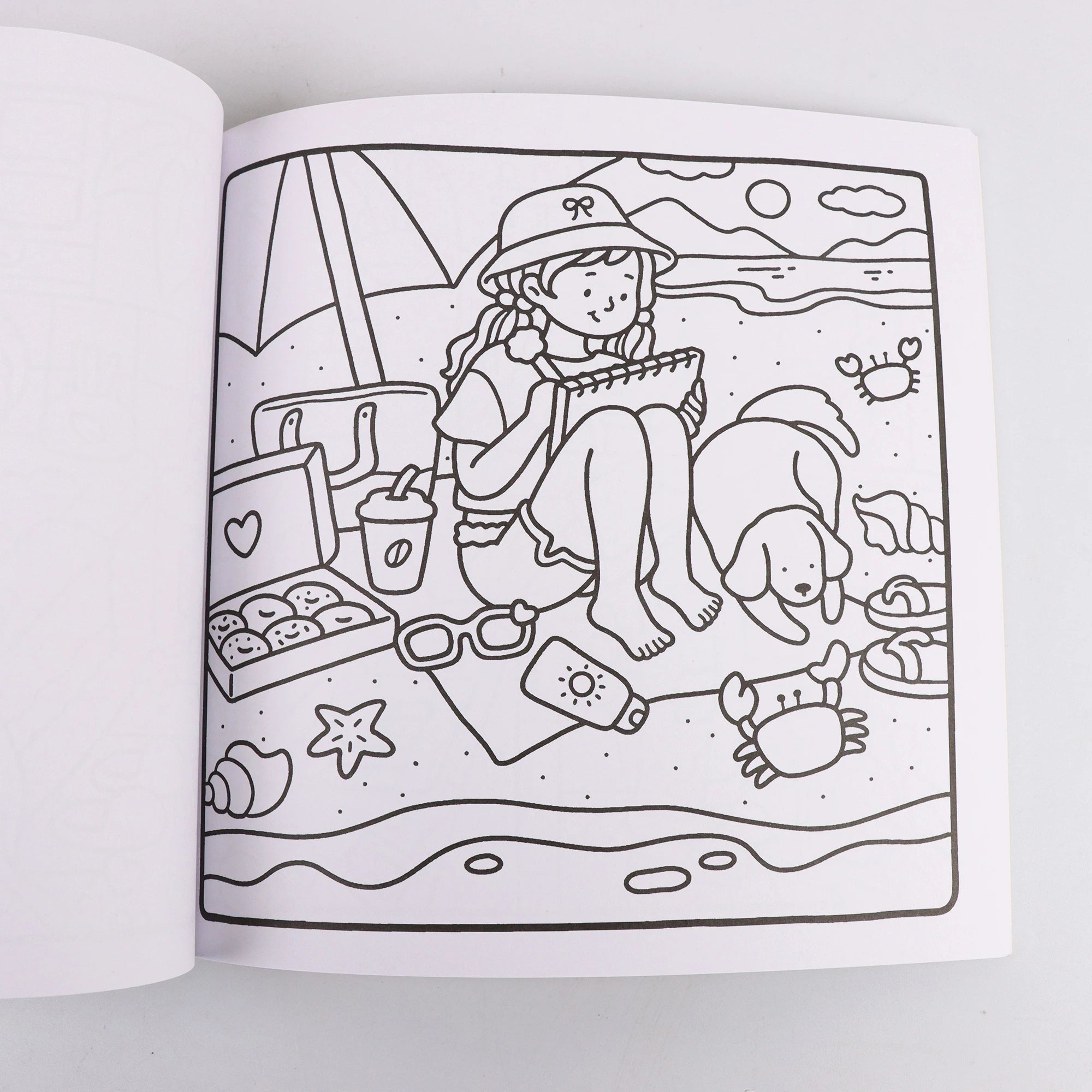 Cozy Atmosphere Relaxing Coloring Book for Adults and Teens Bold Easy-to-follow Patterns and Girl Moments