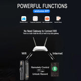 3D Face Smart Door Lock Biometric Recognition Fingerprint Password IC Card APP Wifi Lock Unlock for Home House Apartment