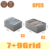 organizer for drawers Clothes Organizer Pants Jeans Storage Box Cabinet Drawer Organizer Underwear Socks T-Shirt Wardrobe Storag