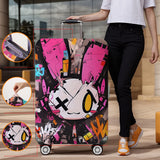 Animal pattern luggage protection cover, set suitable for 18-32 inch luggage cover, suitcase handle cover, travel accessories