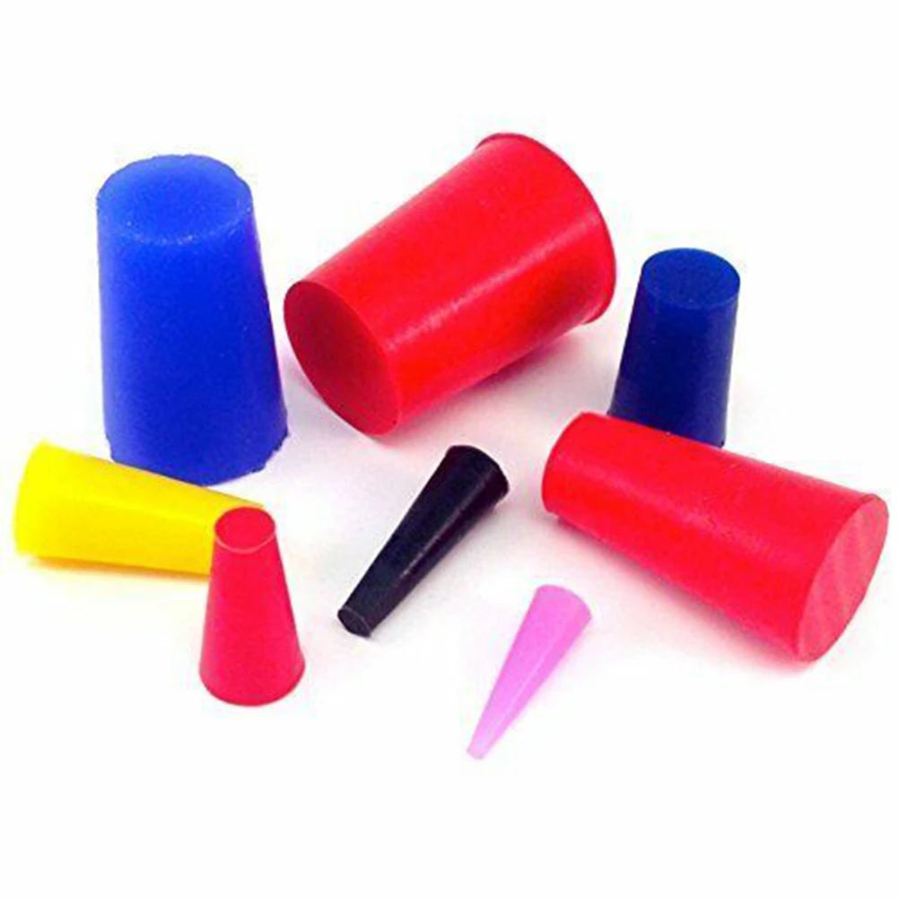 Alta Temperatura Plugs Mascaradores, Revestimento Em Pó, Borracha De Silicone Cônico Plug Kit, Multifuncional Acessórios Do Carro, 1/16 "a 3/4", 40Pcs