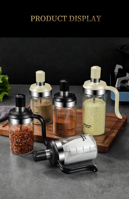 Organizador de tarros de especias, accesorio, azucarero, salero, contenedor de condimentos, cajas con cucharas, suministros de almacenamiento, cajas de especias
