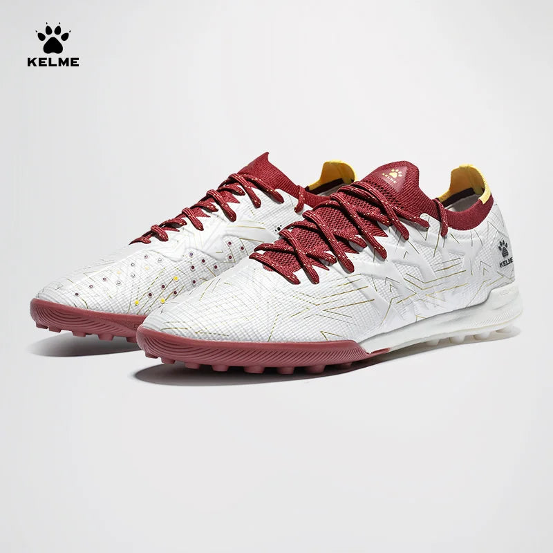 Botas de fútbol KELME para adultos, botas de fútbol sala, césped artificial, placa de carbono profesional TF, botas de fútbol para entrenamiento de partidos