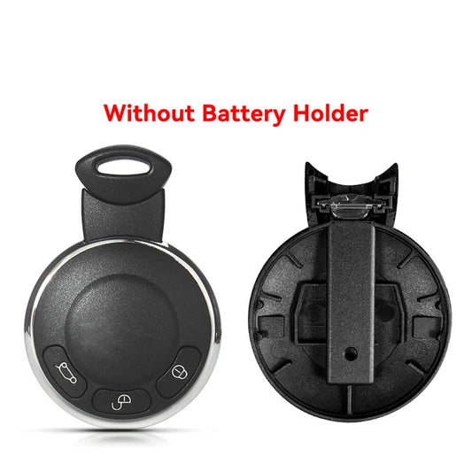 KEYYOU-Remoto Smart Car Key Shell Capa, 3 Botões de Substituição, Case para BMW, Mini Cooper, R56, 2007-2014