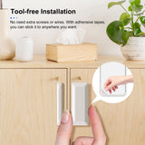 GIRIER Smart Door and Window Sensor ZigBee 3.0 Wireless Contact Detector for Smart Home Security Works with Home Assistant MQTT