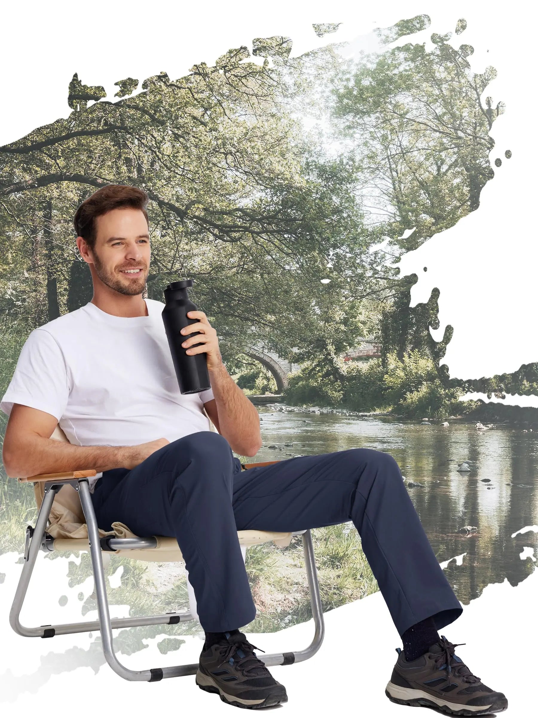 TACVASEN Waterproof Lightweight Hiking Pants Mens Ripstop Quick Dry Cargo Work Pant Outdoor Trekking Hard-wearing Trousers Male