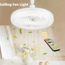 ﻿ Smart 2 In 1 Ceiling Fan With Remote Control Lighting E27 Conversion Base Lighting Base Suitable for Bedroom and Living