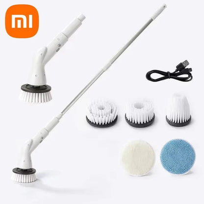 Xiaomi 2000mAh 6-in-1 Electric Cleaning BrushWireless Electric Rotary Clean Brush Shower Cleaning Brush Kitchen Bathroom Home