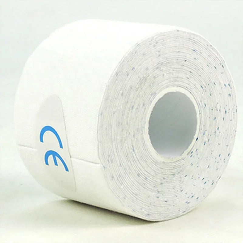 5 rollos de cinta deportiva kinesiológica para gimnasio, tenis, fitness, correr, alivio del dolor muscular de rodilla, rodilleras.