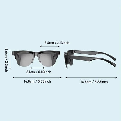Gafas de sol inteligentes Xiaomi MIJIA con Bluetooth, llamadas, auriculares deportivos para exteriores, alta fidelidad, luz azul, resistentes al agua y anti-UV para hombres y mujeres.
