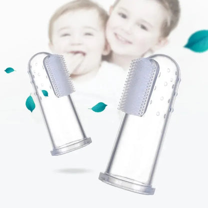 Baby Silicone Finger Cover Deciduous Teeth Brush Baby Deciduous Teeth Brush Training Toothbrush Baby Tongue Coating Cleaning