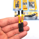 DEWALT Tool Accessories Combination Series Cross Slotted PH2 89MM 57MM 50MM Silver/Yellow Ring Sleeve Extension Rod