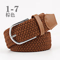 Stretch Woven Belt Unisex Canvas Belts Fashion Casual Student Belt Women Cinturon Male Waistband 105cm
