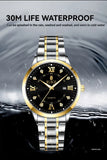 RUIGE Fashion Men's Watch Roman Scale Minimalist Men's Famous Watch Night Glow Waterproof Trendy Watch