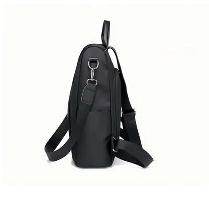 Homefish New Women's Multifunction Backpack Casual Solid Color School Bag For Girls Fashion Detachable Strap Travel Shoulder Bag