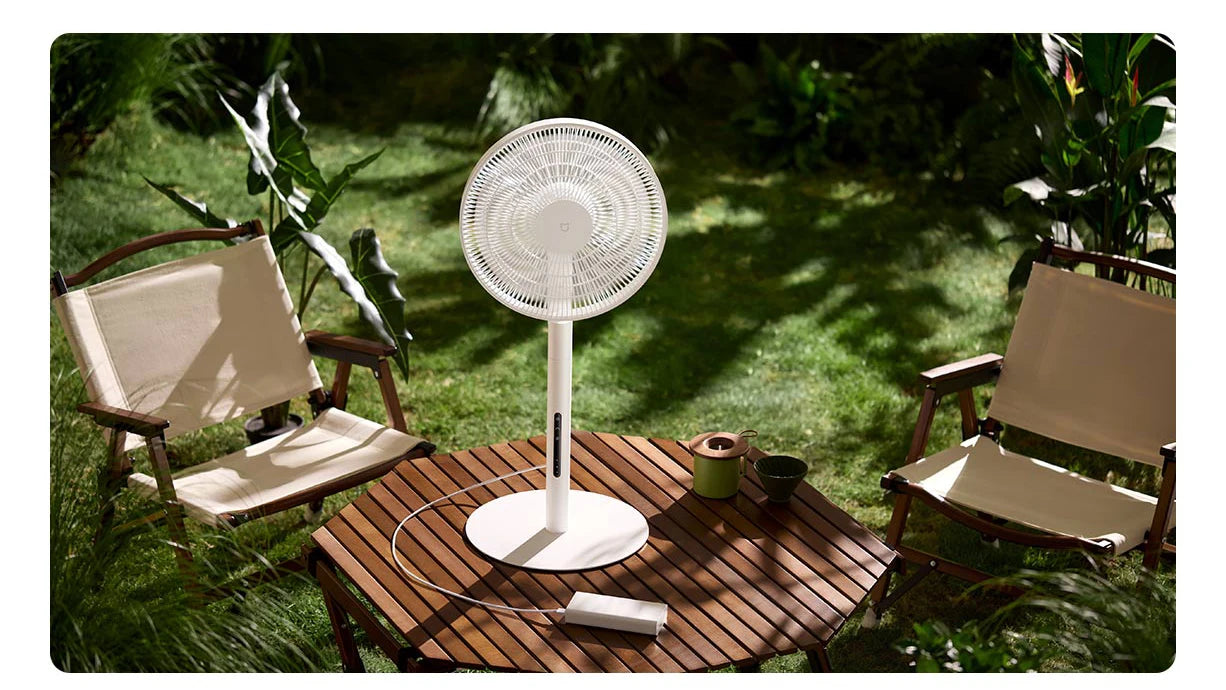 XIAOMI MIJIA DC Inverter Floor Fan Pro,Ultra-Thin Retractable,With Storage Box,Smart Standing Electric Fan,100 Air Flow Settings