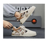 Casual Fashion Leather Sneakers New Skateboard Men's Shoes Outdoor Running Sports Shoes Hiking Tennis Platform Luxury Footwear