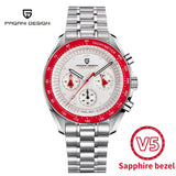 PAGANI DESIGN 2026 New Men's Watches Top Luxury Quartz Watch For Men Auto Date Speed Chronograph AR Sapphire Mirror Wrist watch