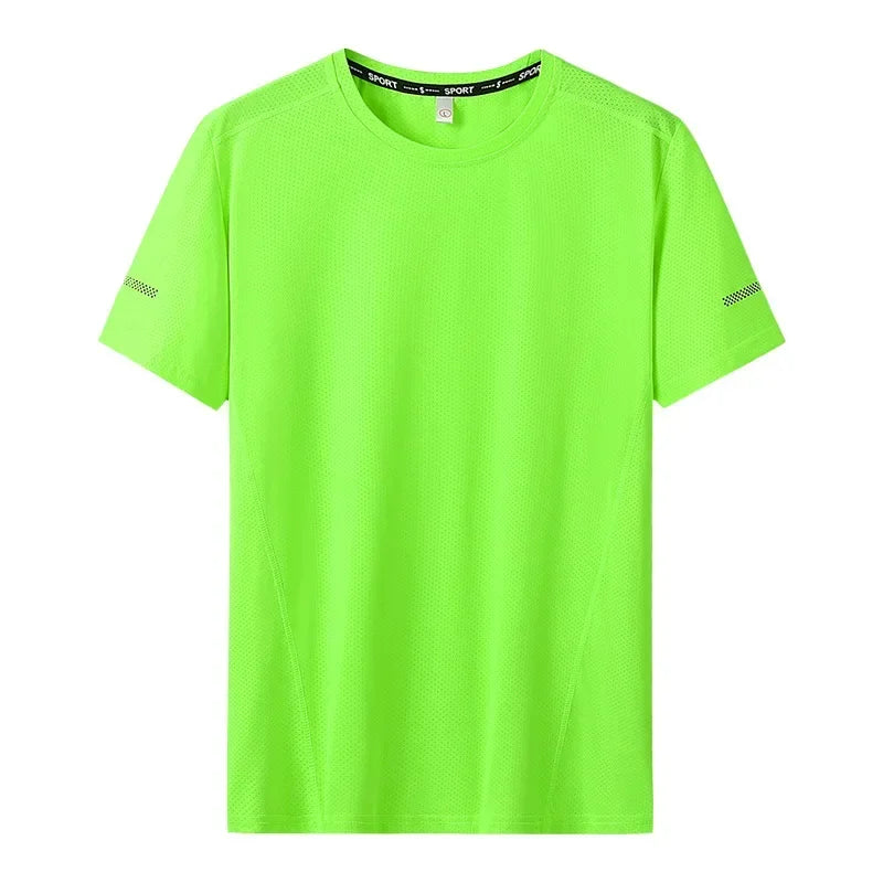 T-shirt for Men Plus Size 5XL/6XL Quick Drying T-shirt Round Neck Big Size Short Sleeve Oversized T Shirt