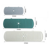 1PC Silicone Faucet Mat Water Ripple Kitchen Bathroom Draining Pad Wash Basin Large Sink Splash Pad Countertop Protector