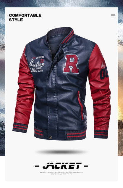 Motorcycle Wear Men Racing Motorcoss Jacket Winter Motorbike Clothing Protector Waterproof Moto PU Leather Jacket