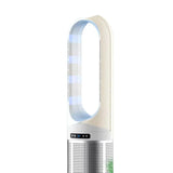 German dualpurpose cooling and heating bladeless fan, household silent small warm air heater, vertical floor standing electric