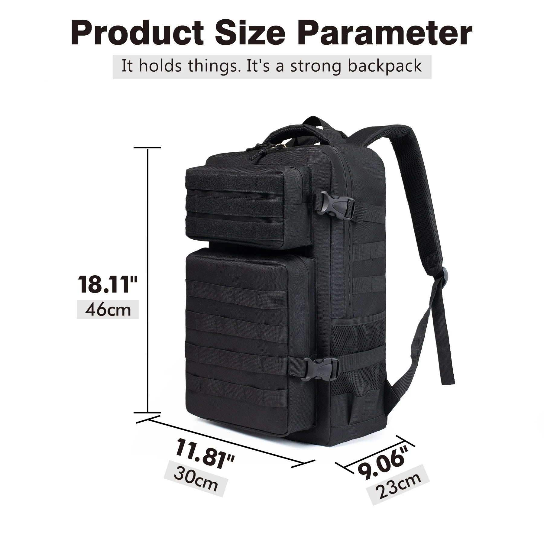 Trekking Rucksack Large Capacitywaterproof tactical backpack solid design ideal for hiking, camping, travel sports and outdoor