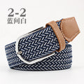 Stretch Woven Belt Unisex Canvas Belts Fashion Casual Student Belt Women Cinturon Male Waistband 105cm