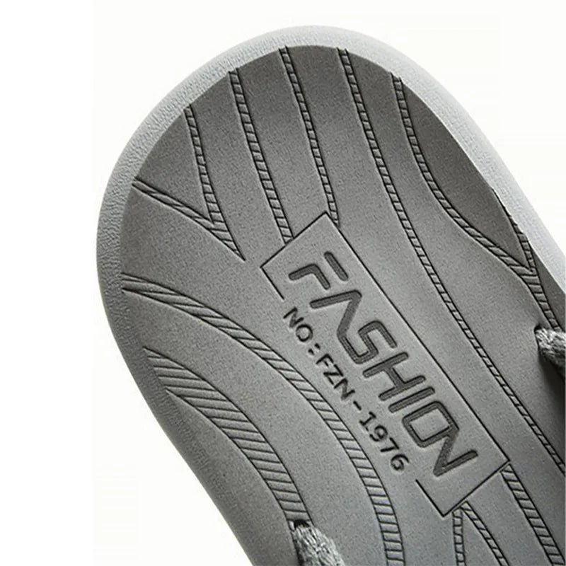 Men's Flip Flops Casual Beach Shoes Large Size Men Sandals Summer Leisure anti slip Leisure anti slip