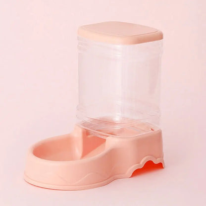Alimentador automático para mascotas de 3,8 l, de material PP, para gatos y perros, dispensador de comida grande.