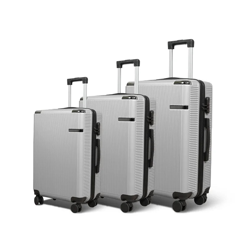 2025 Luggage Set 3-Piece 20' 24' 28' Suitcase Travel Bag with Multi-Directional Wheels Password Lock Large Capacity Carry on