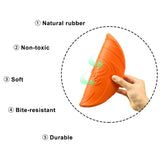 OUZEY-Bite-resistant Flying Disc Toys for Dogs, Multifunctional Pet, Dog Training Toys, Interactive Outdoor Game 