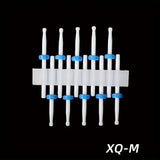 10pcs Ceramic Nail Drill Bits Set, Electric Manicure & Pedicure Milling Cutter, For Nail Polishing Machine