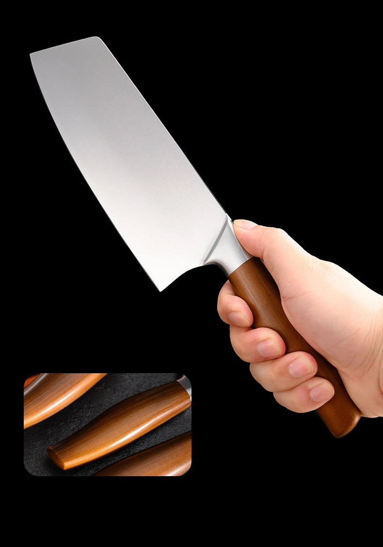 Kitchen Knife Stainless Steel Slicing Cleaver Japanese Chef Fish Cutting Vegetables Meat Cooking Knives Set Tools Kitchen Knives