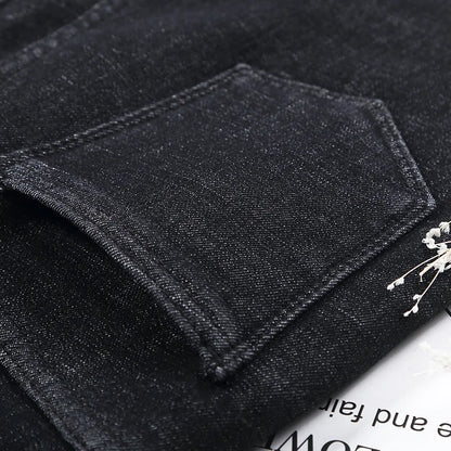 2023 Mujeres Jeans Térmicos Invierno Nieve Cálido Felpa Elástico Jeans Señora Skinny Espesar Polar Denim Pantalones Largos Retro Lápiz Pantalones