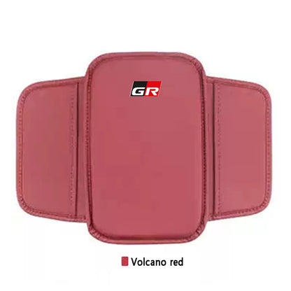 Car Center Console Protector Cover Universal Leather Car Armrest Box Cushion Pad for Toyota harrier GR Hilux Auto Accessories