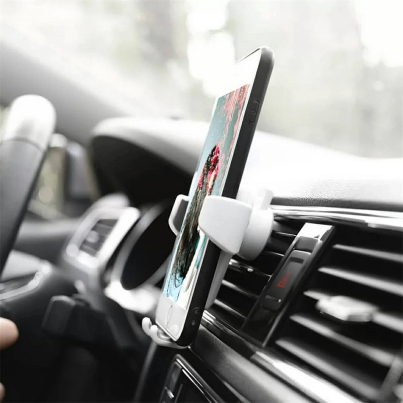 NEW Gravity Car Holder For Phone Air Vent Clip Mount Mobile Cell Stand Smartphone GPS Support For iPhone Mobile Phone