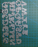 Letter Metal Cutting Dies Stencil Template Die Cut Scrapbooking Embossing Dies Art Decoration Craft Knife Mold