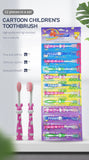 12pcs Children's soft bristled toothbrush, cleaning and protecting gums, suitable for babies aged