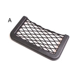 Car Organizer Mesh Storage Bag Net Pocket Mobile Phone Holder Auto Accessories Multi Function Car Storage Net Pocket