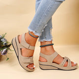 Summer Women Sandals Vintage Roman Sandals Female Fashion Non-Slip Beach Shoes Open Toe Walking Women Shoes