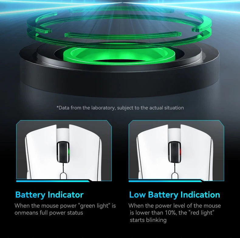 Ratón Bluetooth Attack Shark R1, 18000 dpi, PAW3311, conexión inalámbrica trimodo, ratón para juegos macro