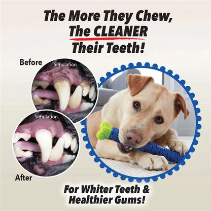 Palo de rechinar los dientes para mascotas, hueso extraíble, simulación de masticación para perros, entrenamiento, limpieza de dientes, cepillo de dientes, juguetes para perros