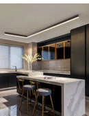 Modern Long Strip Ceiling Light Surface Mounted Minimalist Aisle Lamp Living Room Bedroom Kitchen Home Office LED Lighting