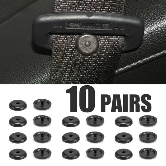 Carro segurança cinto rolha fivela, Auto assento cinto espaçamento Limit Stop, plástico anti-derrapante botão de parada, atacado, 5-15pcs