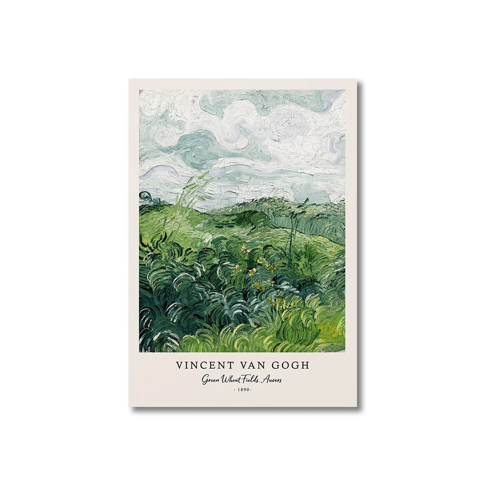 Vincent Van Gogh Writings Canvas Prints Painting Posters Great Work The Starry Night Poster Wall Art Living Room Bedroom Decor