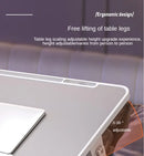Lift Foldable Laptop Table for Bed Stand Lap Lazy Learning Desk Student Computer Desk for Working Read with Radiator Drawer