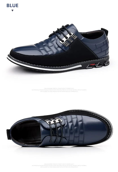 2024 Autumn Business Casual Shoes for Men Trend Classic Leather Shoes Outdoor Men Sneakers Sewing Breathable Men's Dress Shoes