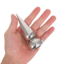 4pcs 19mm Stainless Steel Conical Toppers for Square Tubes Outdoor Garden Railings Finial Tops Garden Fence Iron Wrought Iron